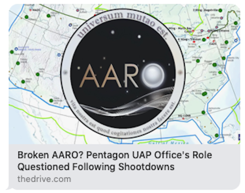 AARO Pentagon UAP Office's role questioned