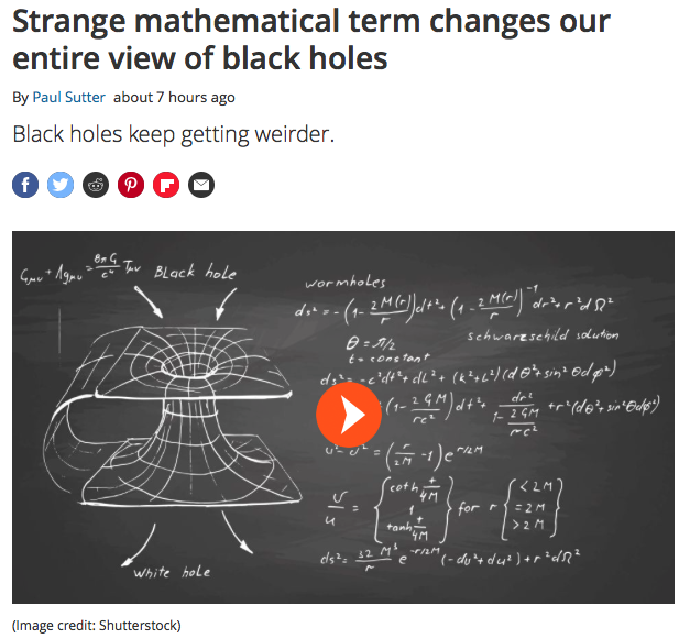 Black Hole Paradigms Shifted by Mathematical Term