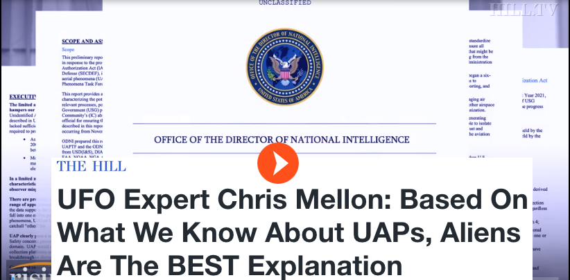 Chris Mellon: Aliens are best explanation for UAP's