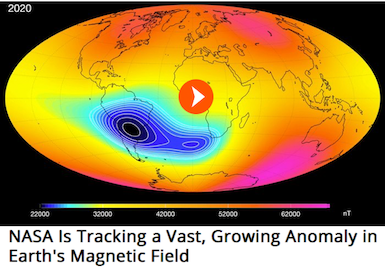 NASA is tracking Anomaly in Earth's Magnetic Field