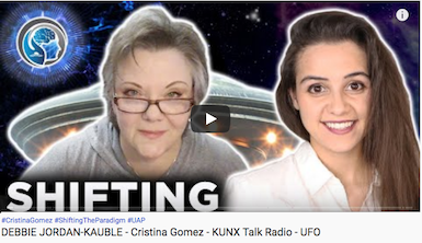 DEBBIE JORDAN-KAUBLE - Cristina Gomez - KUNX Talk Radio - UFO