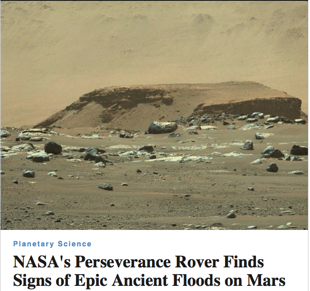 NASA's Perseverance Rover Finds Signs of Epic Ancient Floods on Mars