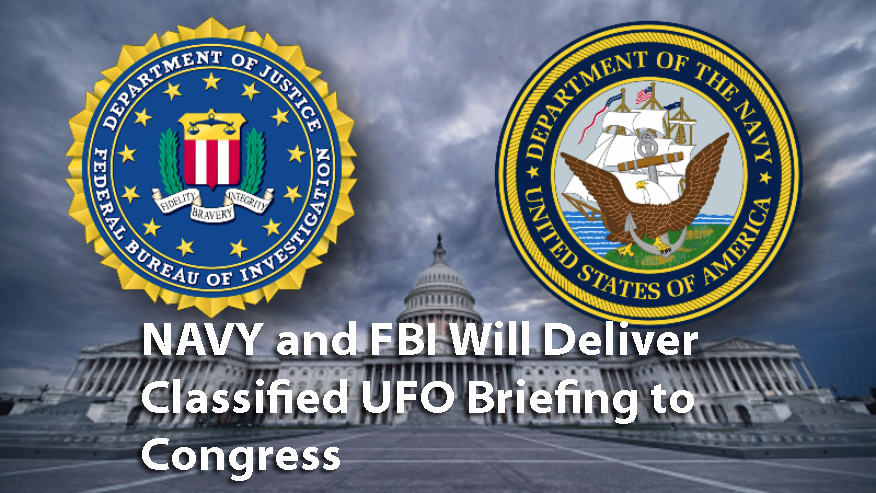 US Navy and FBI to deliver classified UFO briefing to Congress