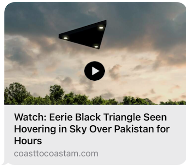 Pakistan Black Triangle January 2022