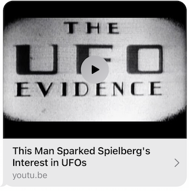 UFO Evidence- Influenced Steven Spielberg