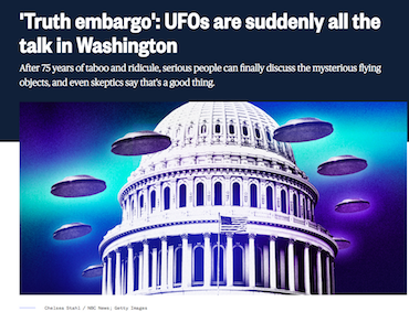 Truth Embargo on UFOs is finally ending
