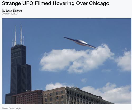 UFO Filmed over Chicago