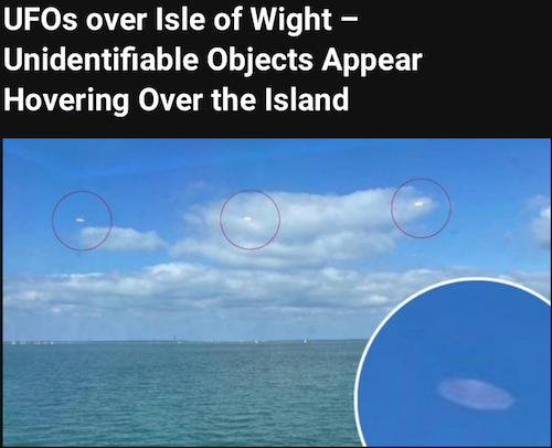 UFO Sightings Over Isle of Wight